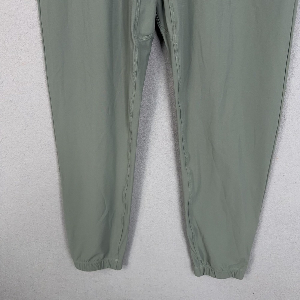 Gymshark Joggers Womens Medium Green Lightweight Stretch Windbreak Cuffed Pants - Picture 3 of 16